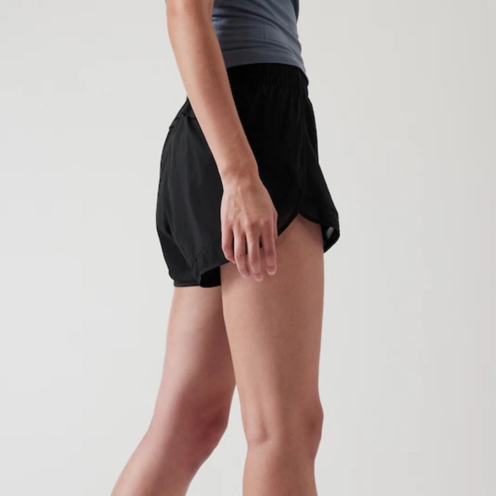 ATHLETA Mesh Racer Run Short 4" - Picture 4 of 11